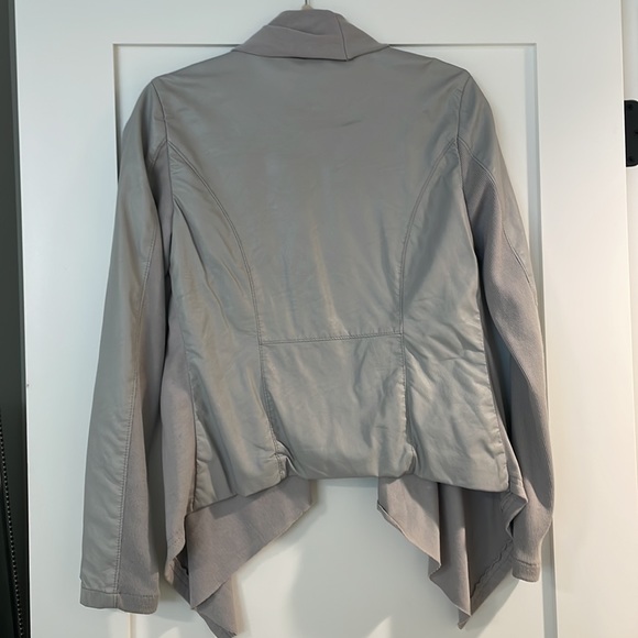 BlankNYC faux leather draped jacket - Picture 6 of 8